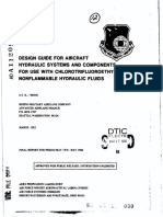 Aircraft Hydraulic System Design Guide for CTFE Fluid