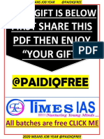 GIFT FOR ALL ASPIRANT @PAIDIQFREE