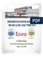 IMPLEMENTASI ISO 9001 & 14001 Versi 2015 PDF