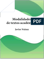 Modalidades - Textos Academicos