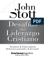 Desafío Del Liderazgo Cristiano JOHN STOTT