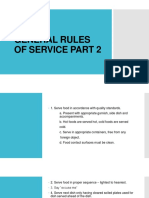 General Service Rules