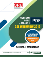Science and Technology Interview 2019