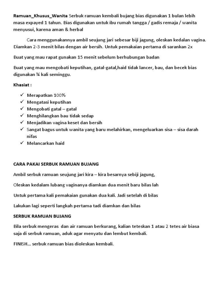 Ramuan Pdf