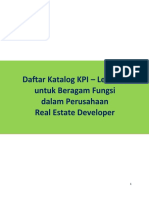 Daftar Katalog KPI - Developer Dan Real Estate