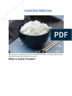 Sushi Powder-Sushi Rice Made Easy