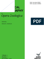 Zoological Bibliography Vol 1