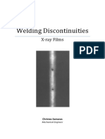 X-ray Films Reveal Welding Discontinuities