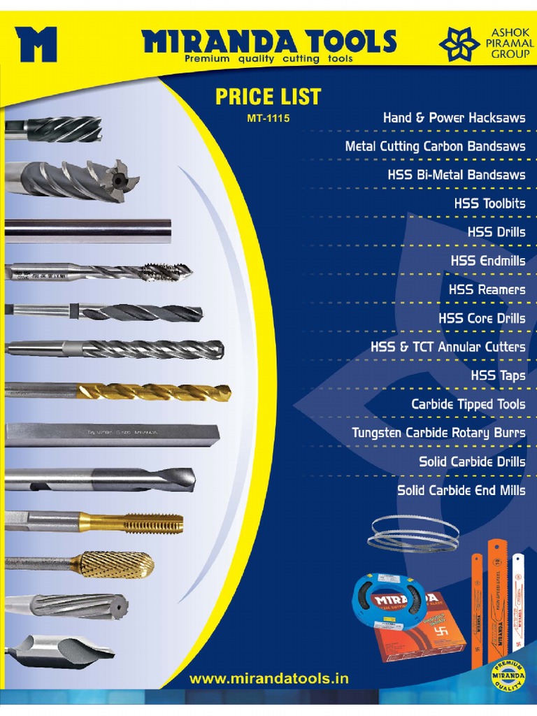 Miranda Price List MT1115 PDF PDF