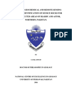 03 - Geological Geochemical and Remote Sensing Studies For Identification of Source Rock For Gold in Selected Areas of Skardu and Astor, PHD, UoP