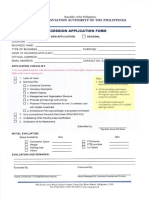 Concession Application Form 1