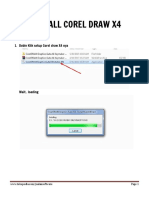 Cara Install Corel Draw X4