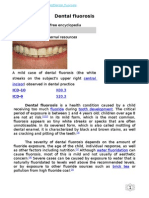 Dental Fluorosis