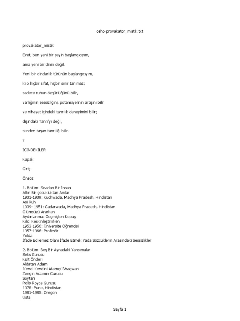 osho provakator mistik pdf