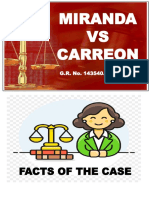 Miranda Vs Carreon