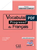 Vocabulaire Progressif Du Français