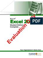 Excel Training 2003