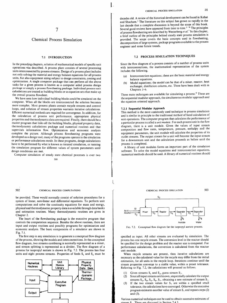 07 - Chemical Process Simulation | PDF | Teaching Methods & Materials ...