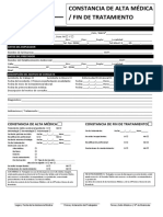 Art Formulario Alta Medica-Fin de Tratamiento PDF