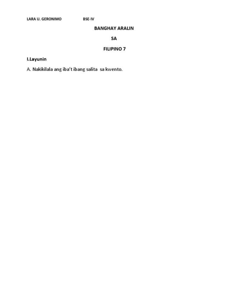Demo in Filipino | PDF