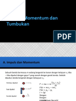 3.10. Impuls, Momentum Dan Tumbukan