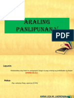 Araling Panlipunan ppt q4