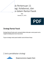 Strategi, Kolaborasi, Dan Integrasi Dalam Rantai