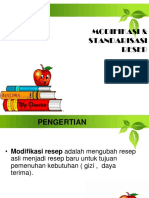 Modif Resep Dan Standarisasi MSPMI