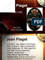 Jean Piaget: Alex Dugan Sarah Ryszewski