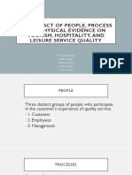 The Impact of People, Process and Physical Evidence On Tourism, Hospitality and Leisure PDF