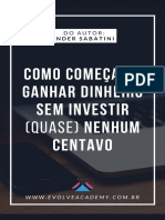 (E-Book) Como Ganhar Dinheiro Sem Gastar (Quase) Nenhum Centavo - Ander Sabatini