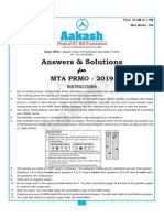 MTA PRMO-2019 (25-08-2019) - Ans & Sol - Final