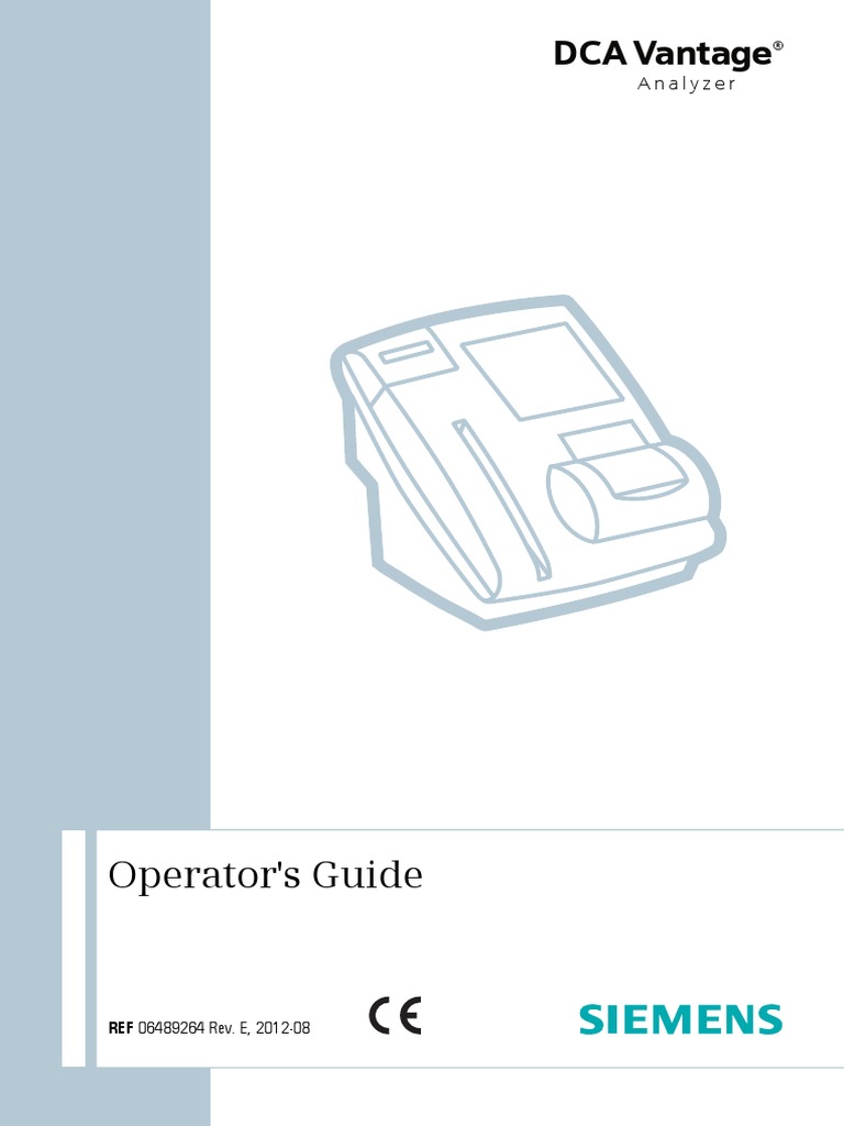 DCA Vantage Operators Guide PDF