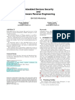 US 13 Zaddach Workshop On Embedded Devices Security and Firmware Reverse Engineering WP PDF