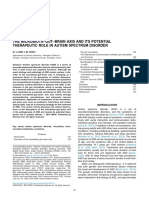 The Microbiotangutnbrain Axis and Its Potential Therapeutic Role in Autism Spectrum Disorder - Review.2016