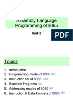 8085 Assembly Language Programming Guide