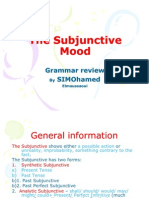 The Subjunctive Mood