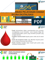 1.1 Sistem Informasi Pelayanan Darah Dalam Mendukung Pelaporan Darah Di Era Digitalisasi