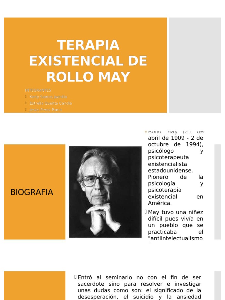 Edoc - Pub - Terapia Existencial de Rollo May | PDF