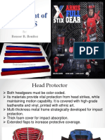 1. Groin protector2. Electronic or manual scoreboards 3. Red and blue flags