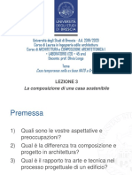 LEZIONE 3_La Composizione Di Una Casa Sostenibile