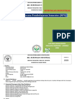 Rencana Pembelajaran Semester Hubungan Industrial