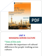 English For Business Studies-UNIT 4-MANAGING ACROSS CULTURES - PPSX