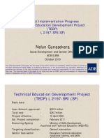 SRI LANKA: Technical Education Development Project
