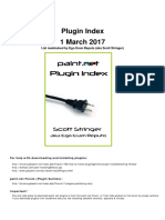 Plugin Index - Mar 2017