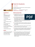 Pastel de Zanahoria PDF