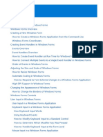 Windows Forms NET Framwork PDF