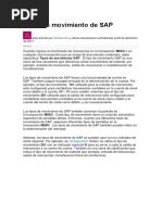 Reporte de Movimientos de Inventario MB51 | PDF