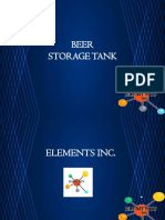 Beer Storage Tank Elements Inc