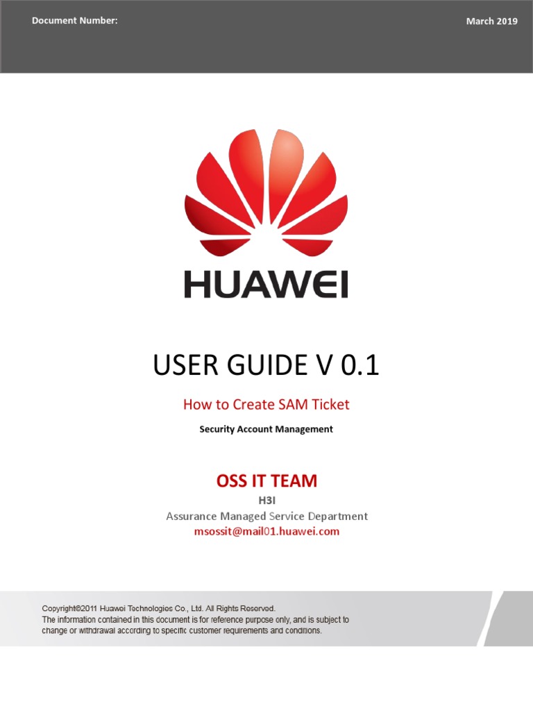 SAM Ticket Creation User Guide | PDF | Finance & Money Management ...